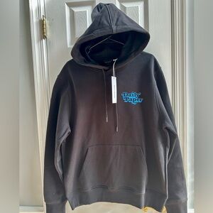 NWT NEW Authentic Daily Paper Najeeb Hoodie Sweatshirt Black Size Large